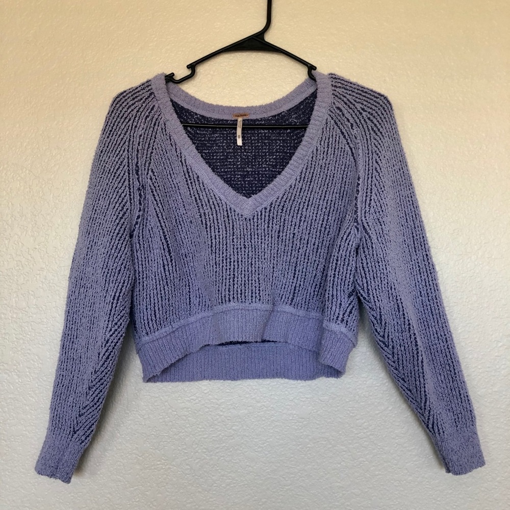 Free People Cropped Sweater